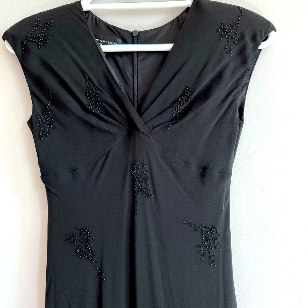 Jones NY 2P long black formal dress